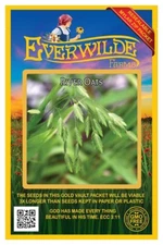 200 River Oats Native Grass Seeds - Everwilde Farms Mylar Seed Packet