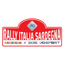 Autocollant plaque FIA WRC Rallye d'Italie Sardaigne 2015 DÉCALS AUTOCOLLANTS...