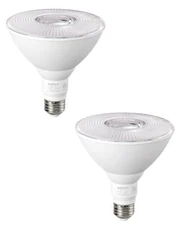 EDISHINE LED PAR38 Flood Light Outdoor Bulb 2 Pack,Dimmable Waterproof Flood