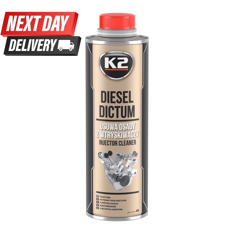 K2 DIESEL DICTUM INJECTOR CLEANER DISSOLVE DEPOSITS 500ML | NEXT DAY DELIVERY