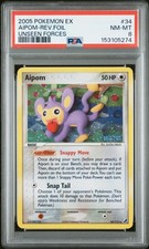 2005 POKEMON EX UNSEEN FORCES #34 AIPOM-REVERSE FOIL PSA 8 on eBay