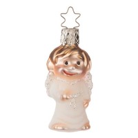 "Christbaumkugel Figur \"Kleiner Engel\" Christbaumschmuck Glas Weihnachten"