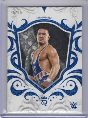 2025 Topps Royalty WWE Chad Gable Base /25 Blue #096