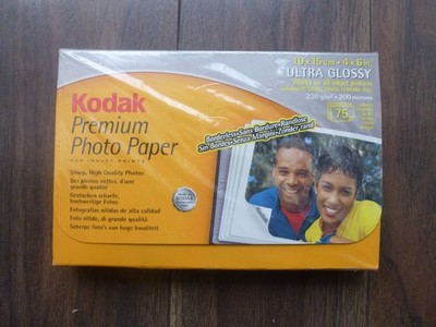 Kodak Premium Fotopapier 10x15cm 4x6  Ultra Glossy, neu versiegelt