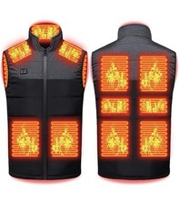 Self Heating Winter Jacket Thermal Vest for Men Women for Outdoor Activities M