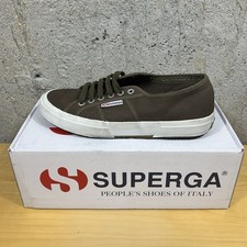Superga Classic Sneaker Militare Uomo Taglia 7 Donna 8,5 in Scatola Originale Marrone