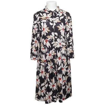 Stockholms Klänningsfabrik, Blusenkleid, Größe: XL, Schwarz/Weiß/Mehrfarbig #vqp