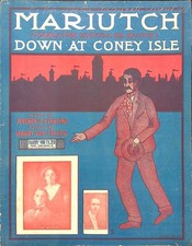 Mariutch Down At Coney Isle Sheet Music The Two Pucks Harry Von Tilzer 1907