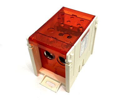 Burndy BDBLCS4K1FS 1-Pole Finger-Safe Power Distribution Block 600V 620A CU9AL
