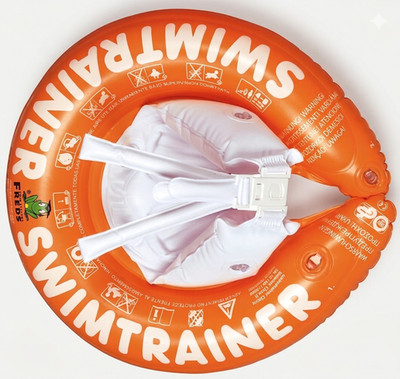 Freds Swim Academy Swimtrainer Classic Orange Kids 2-6 Years Swim Aid Open Box