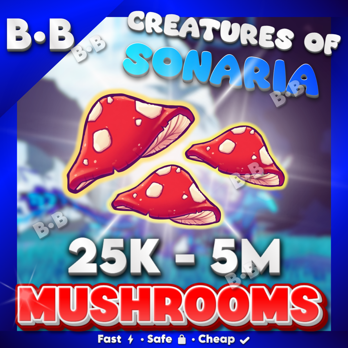 CREATURES OF SONARIA🍄[ 25K - 5M Mushrooms / MUSH]⚡INSTANT