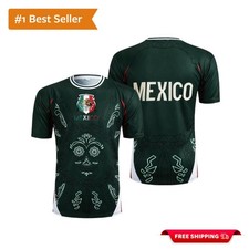 Retro Mexico Fan Soccer Jersey - Breathable Aztec Design for Summer