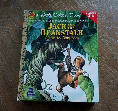 Jack and the Beanstalk Interactive Storybook - New Sealed Large Box - PC/Mac CD