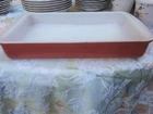Pyrex Flamingo Pink 2 Qt. Casserole Dish 232 Vintage Baking Pan Pre-Owned