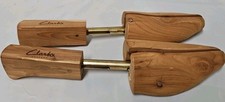 Clark's ENGLAND MEN Size M MEDIUM Cedar Shoe Tree Wood Expands Almond Toe Point