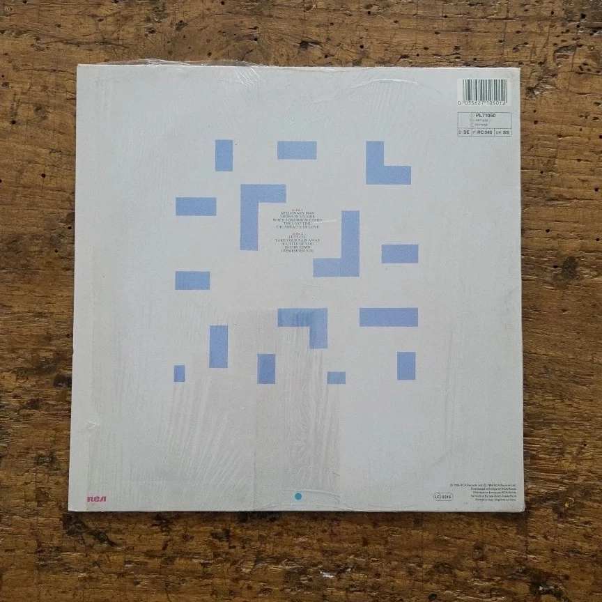 LP Eurythmics - Revenge LC 0316 1986 Musica Pop Vinile - Immagine 4 di 4