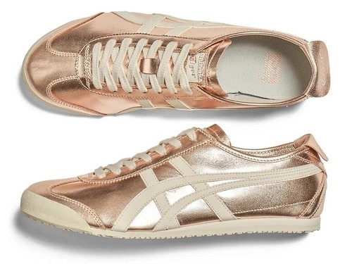 Onitsuka Tiger MEXICO 66 Running Shoes Unisex Gold/white 1183b566-201 NEW - Picture 20 of 41