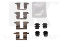 ZubehöRsatz Scheibenbremsbelag NK 79991014 FüR Ford F15 Juke Nissan Cube Z12 Van