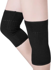 Men Women Cashmere Knee Braces Supports Leg Warmer Winter Warm Thermal Wool C... - Picture 1 of 5