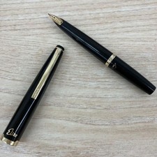 PILOT Elite Fountain Pen 18K Nib Gold Used Compact Writing Instrument