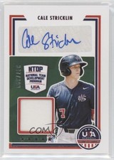 2022 Panini USA Baseball Stars & Stripes Signatures /399 Cale Stricklin Auto or7