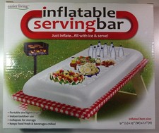 Inflatable Serving Buffet Bar with Drain Plug 52" x 25" x 5.5" BRAND NEW