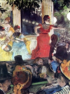 018 Edgar Degas - Cafe-concert at Les Ambassadeurs c.1876-77 - Giclée Fine Art