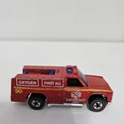 Vintage 1974 Hot Wheels Redline Fire Rescue Ranger Emergency Unit Truck 1:64