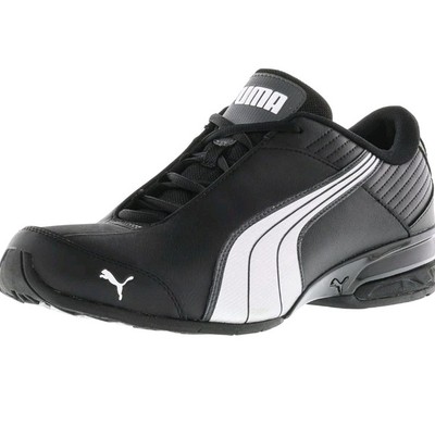 Puma Men's Super Elevate Running Shoes -Black & Silver- Size 8.5 (MSRP $44.99)
