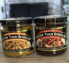 2 Better Than Bouillon Premium Base Roasted Roast Beef And Roasted Chicken   