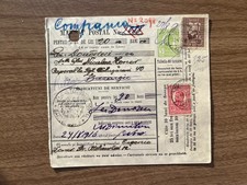 Cartolina vaglia postale Romania 1916 con francobolli misti - epoca prima guerra mondiale 