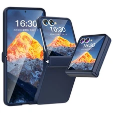 For Samsung Galaxy Z Flip 7 6 Rugged Case with Hinge Protection Screen Protector