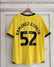 Camiseta de fútbol local Watford 2024-2025 Ramírez-España camiseta kit talla XL