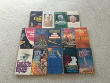 Vintage Lot Of 14 Sci-Fi Paperback Books By Various Authors