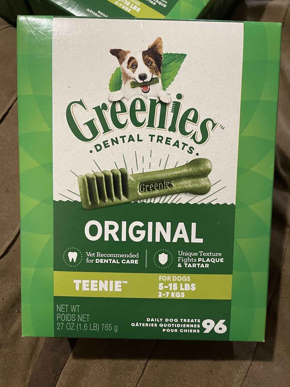 Greenies Mint Flavor Grain Free Dental Treats 27 oz. for Sma