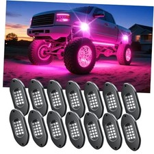 LED Rock Lights for Trucks,RGB Rocklights with App  Remote Control, 14 Pods