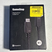 Gamestop Display Port Cable 1.4 6ft