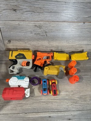 Nerf Blaster Toy Gun Accessories LOT - Jolt Sights Handles And More 11pcs
