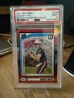 2024 - Rated Rookie Drake Maye #379 Optic Preview Red Wave Prizm (RC) PSA 9