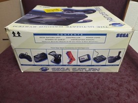Sega Saturn Console Complete In Box CIB Smoke Free W/OEM Controller & Manual