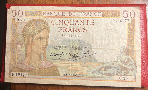 Frankreich 1940 50 Francs - Bild 1 von 2