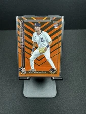 2025 Topps Update Series Gage Workman #US128 Holiday Foil Parallel RC Tigers