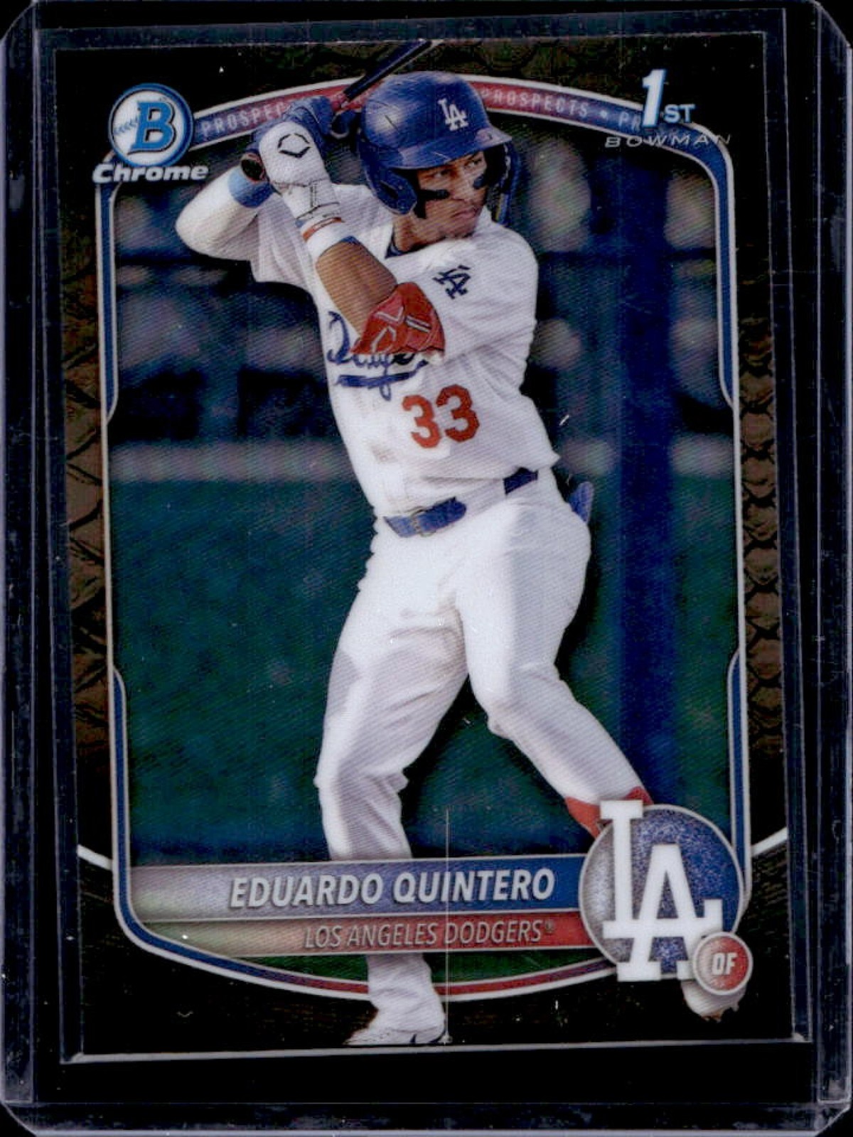 2025 Bowman Eduardo Quintero Chrome Reptilian Refractor 1st #BCP-115