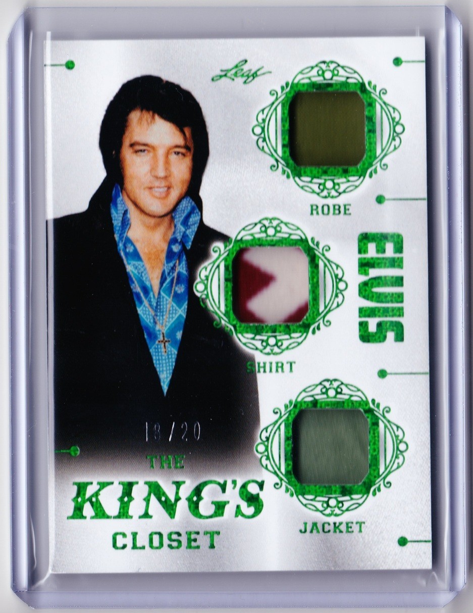 2024 Leaf Elvis Presley Icons Collection King's Closet Robe Shirt Jacket 18/20