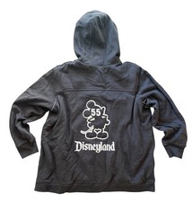 Disney Parks Hoodie Soft Fleece Sherpa Lining Mickey 55 Disneyland Adult 3X