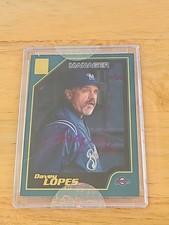 2001 Topps Davey Lopes Buy-Back Certified Autographed #342 Brewers /67 Brewers $