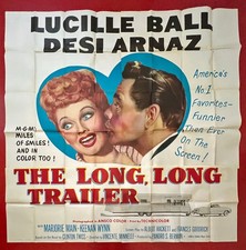 LONG, LONG TRAILER, THE (1954) 12670 Movie Poster  Lucille Ball  Desi Arnaz  Vin