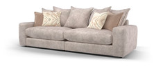 Sofology Haven Fabric 4 Seater Split in Pebble Mix