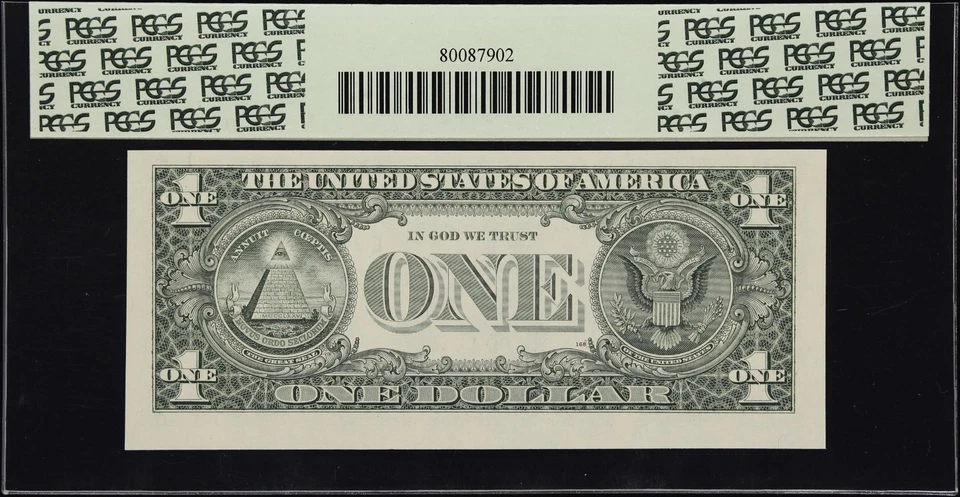 00111111 - TRUE BINARY - PCGS 64 RICKEY COLLECTION SERIES - DECIMAL #063 - RCTB - Image 2 of 2