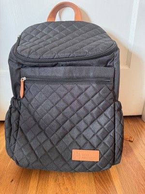 Kaiser Permanente Multifunction Black Diaper Bag Backpack Baby Changing Ba